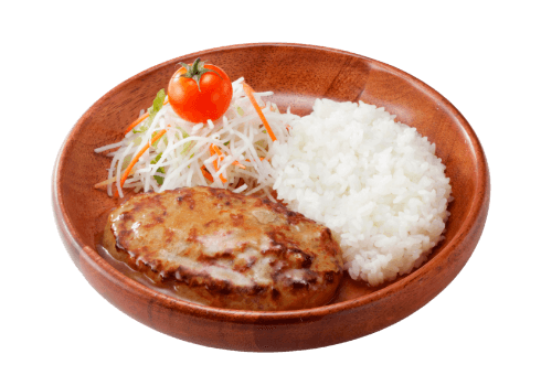 乳・小麦・卵を使わないハンバーグ／写真