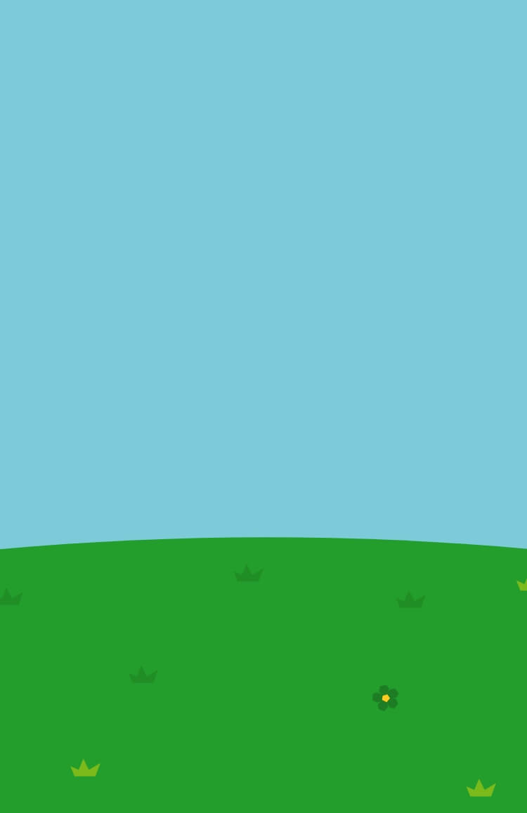 メイン背景SP／青空と森林、草原